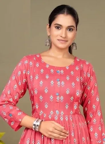 NIROSHA - Catalog # 59525 (Set of 6 Readymade Women's Kurtisnew